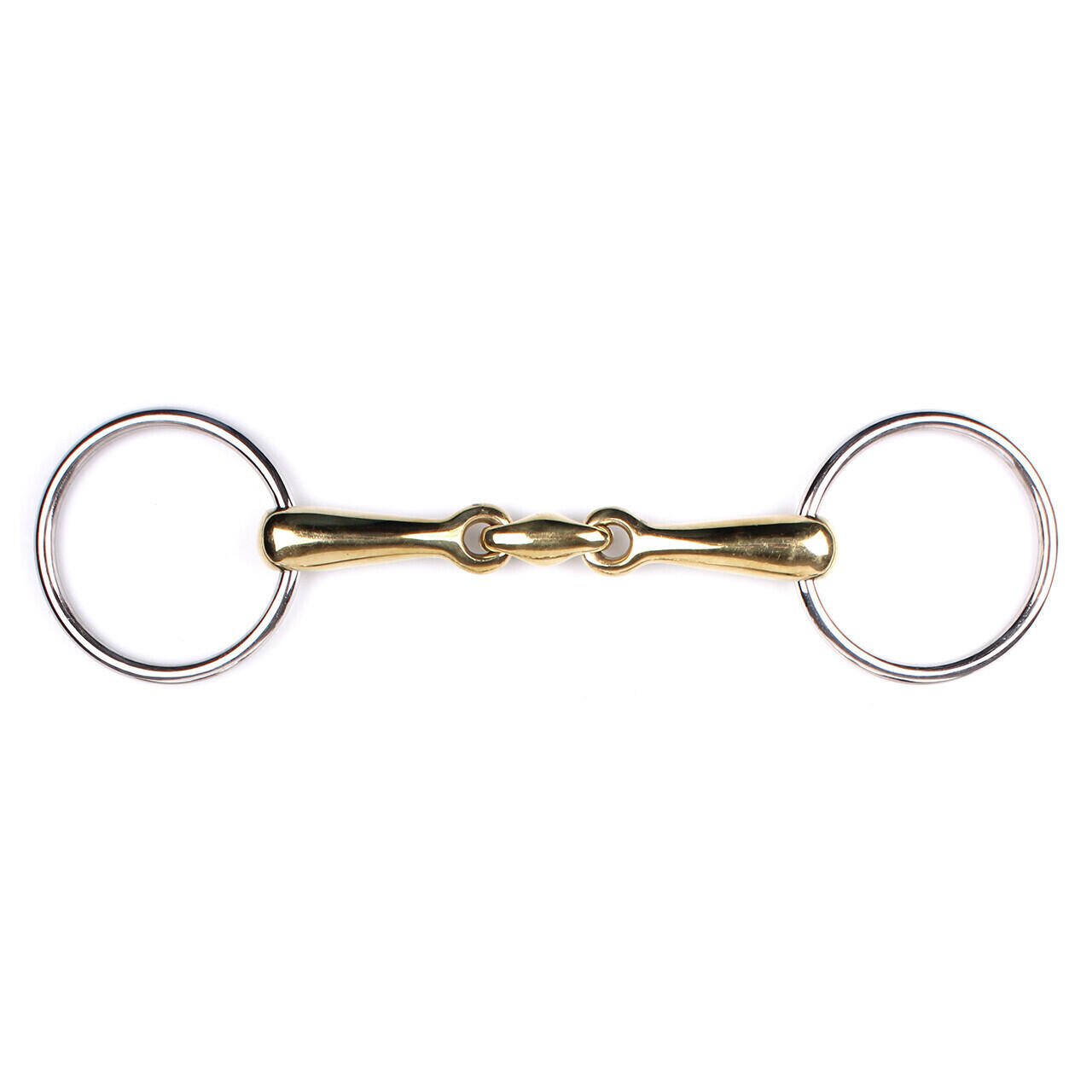 QHP Dubbele breukstukken voor paard van maillechort QHP