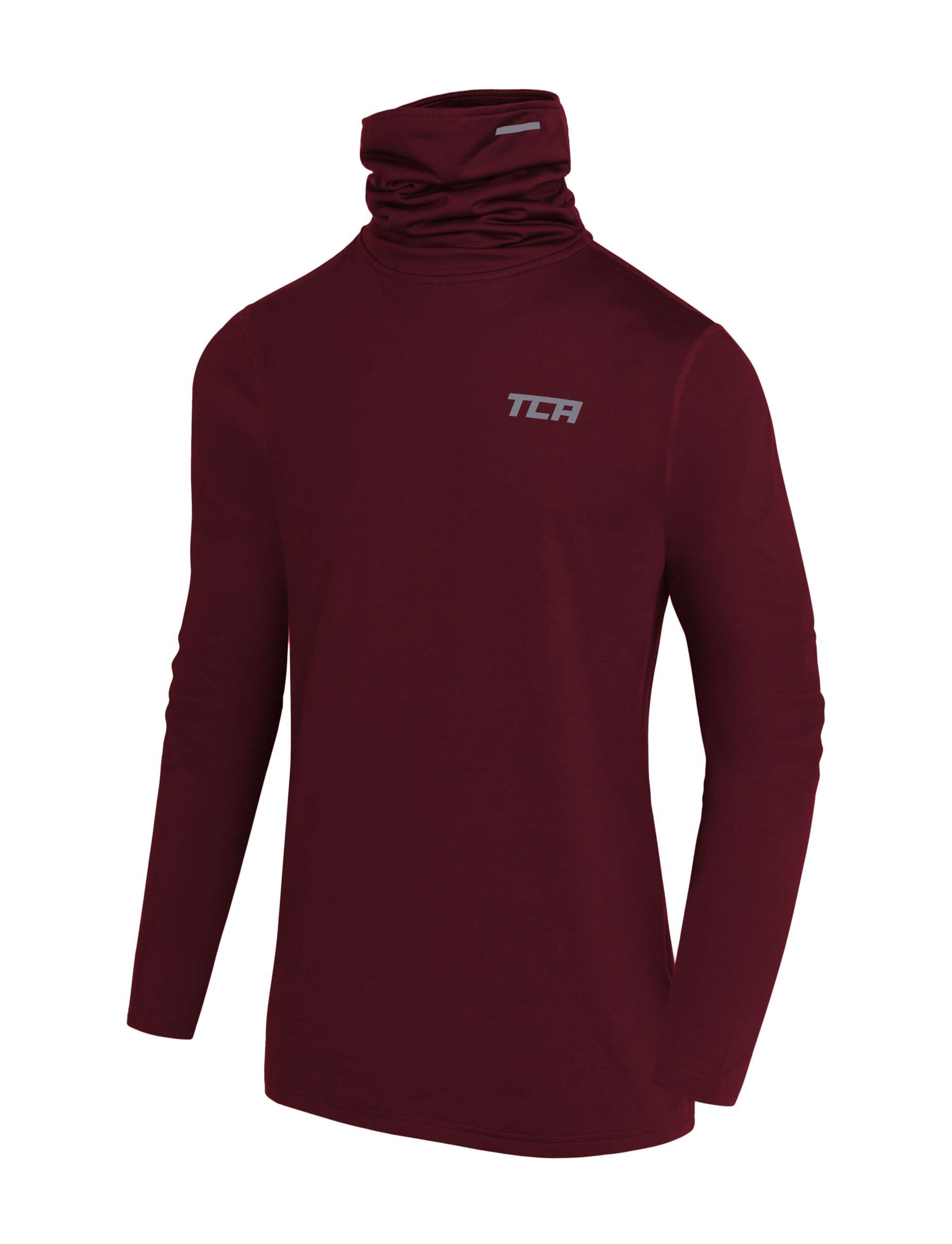 TCA Jungen Warm-Up Thermo Laufshirt mit Trichterhals