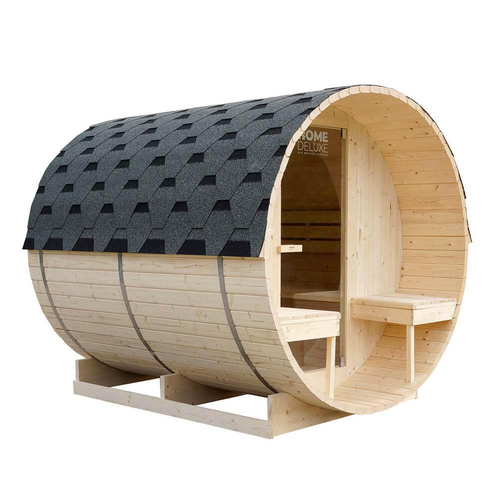Home Deluxe - Sauna À Tonneau Lahti L Deluxe - Sauna - Marron - 40 M - Decathlon
