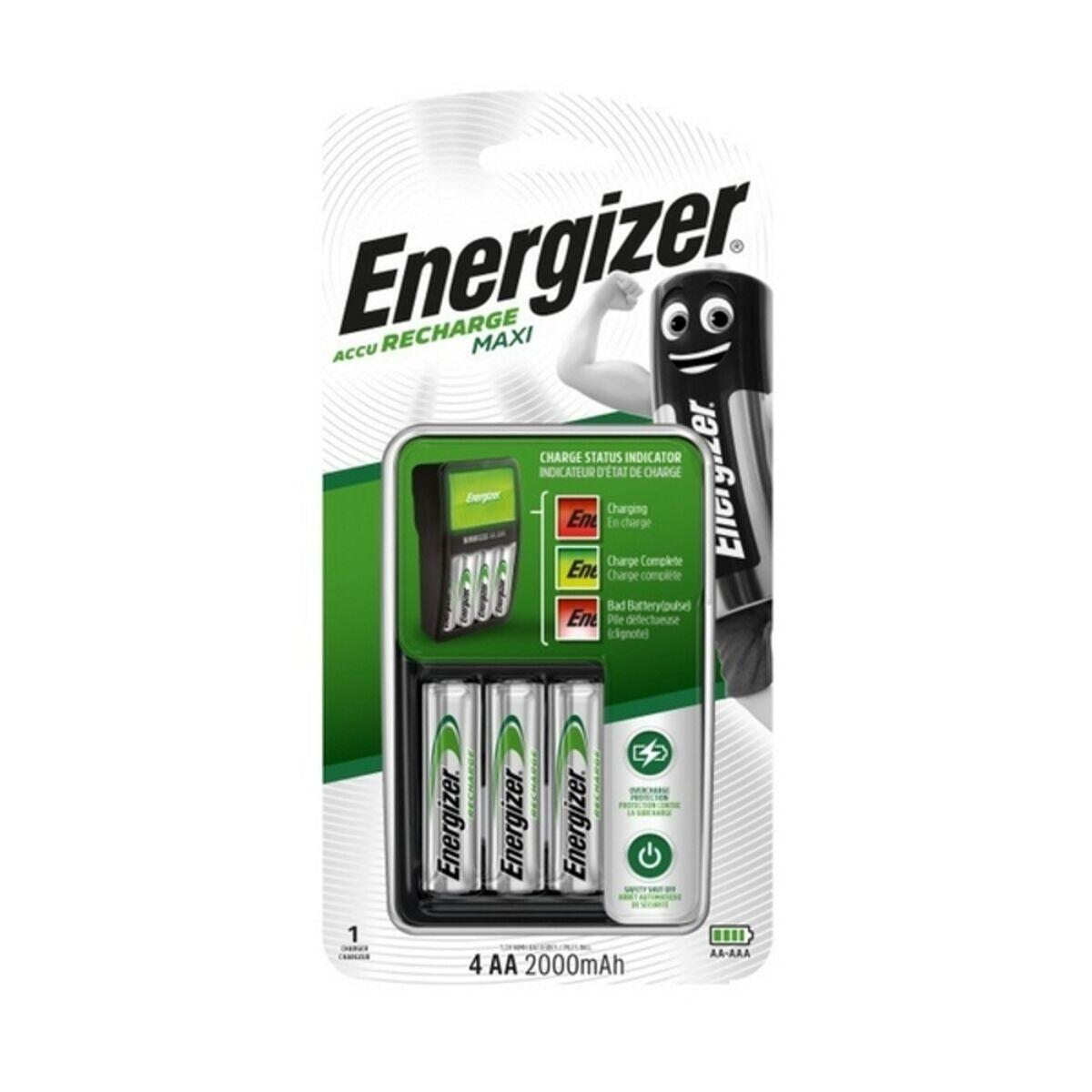 Cargador + Pilas Recargables Energizer Maxi Charger 3/3