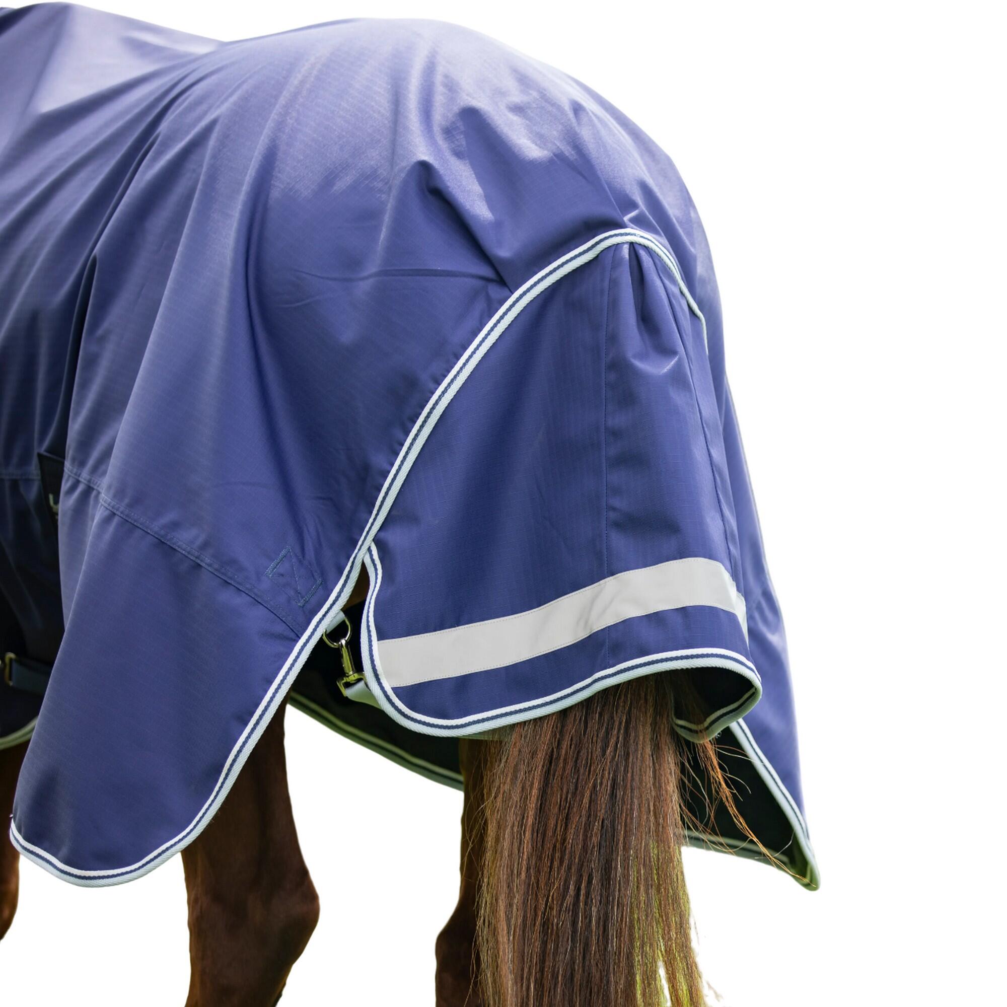 Highlander Original Lite Horse Turnout Rug & Neck Cover (Navy) 2/3