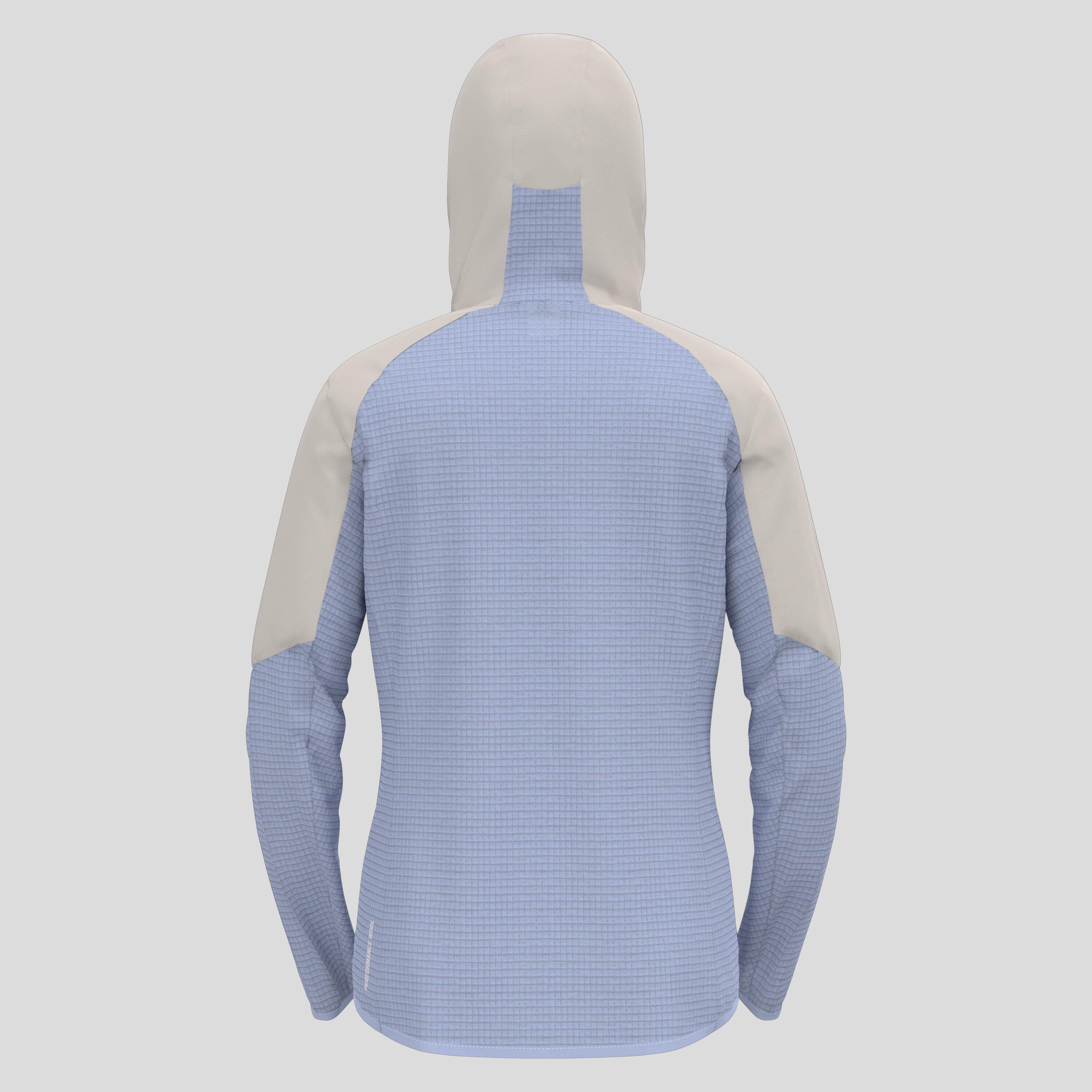 Casaco híbrido Odlo Ascent para mulher, cinzento/azul 8/8