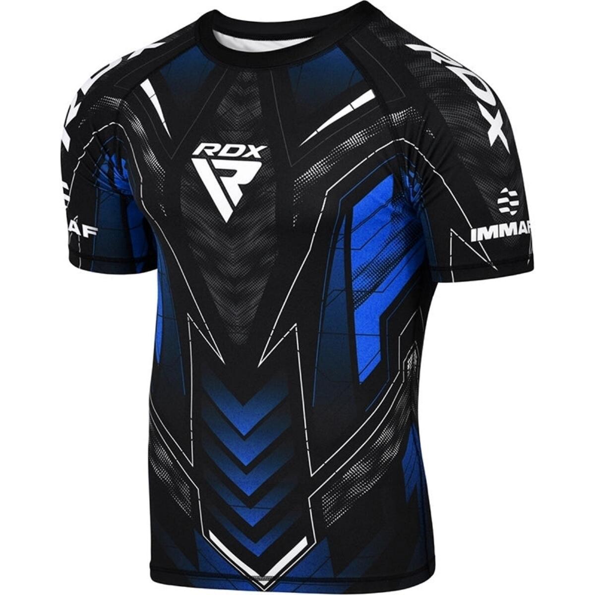 RDX SPORTS Rashguard a Compressione RDX IMMAF Blu XS
