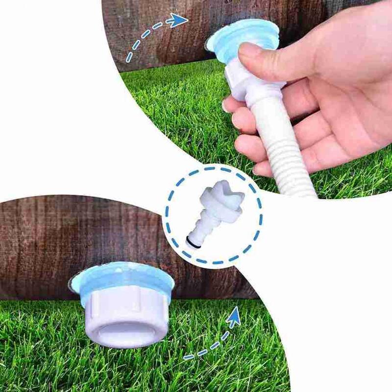 Piscina rotunda JILONG, model lemn maro "Fiber Fit", 4672 l
