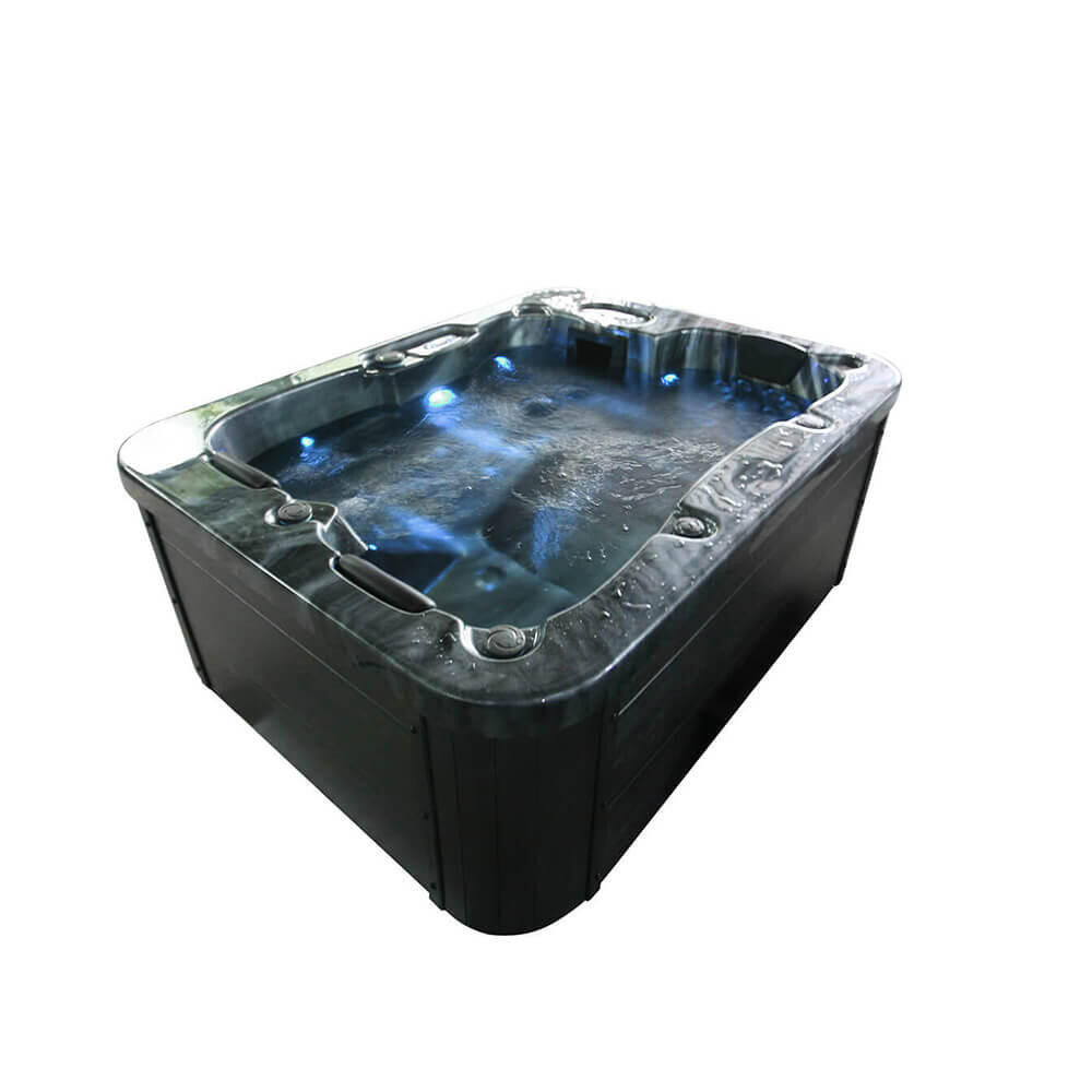 Home Deluxe - Spa D'Extérieur Black Marble Pure - Piscine - Noir - No Size - Decathlon