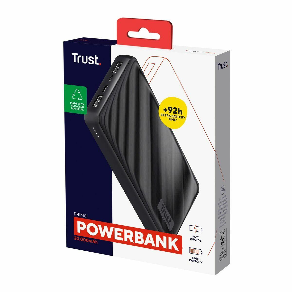 Power Bank Trust Primo Zwart 5/5