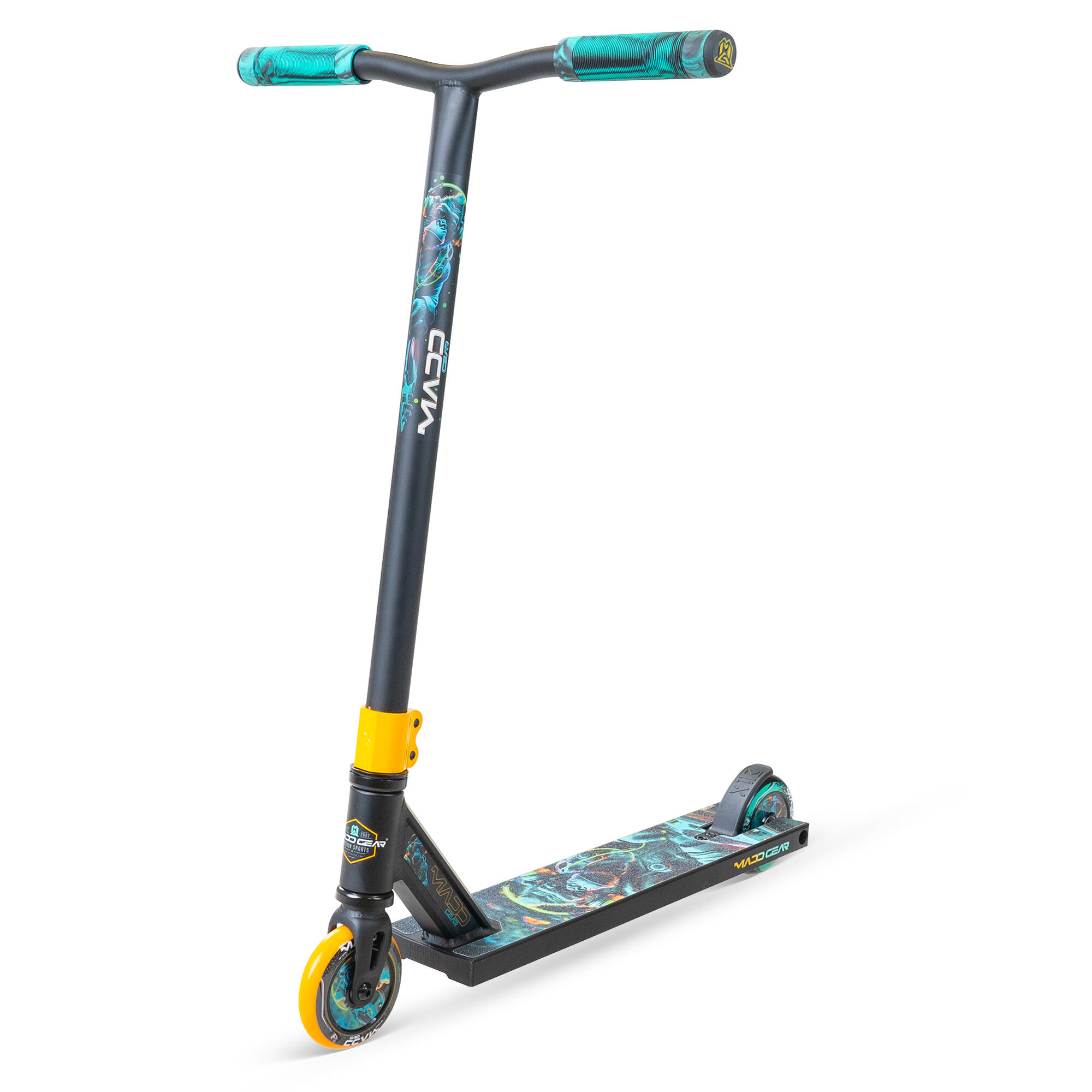 MADD GEAR PRO MG-2 OBSIDIAN Pro Stunt Scooter, Lightweight Durable Trick Scooter, Ages 5+