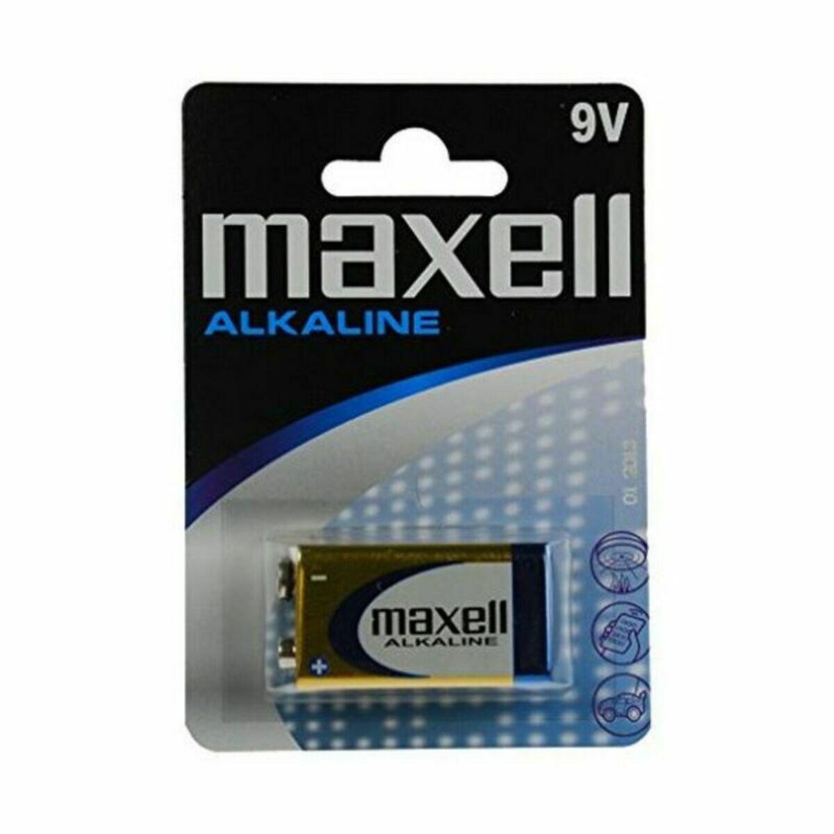 Pilha alcalina maxell 6lr61-mn1604 1 unidade