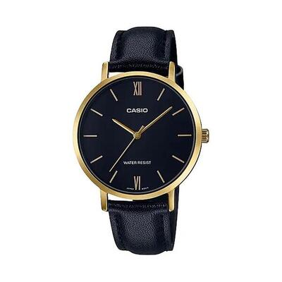 Orologio Donna Casio 3H LEATHER - GOLD BLACK
