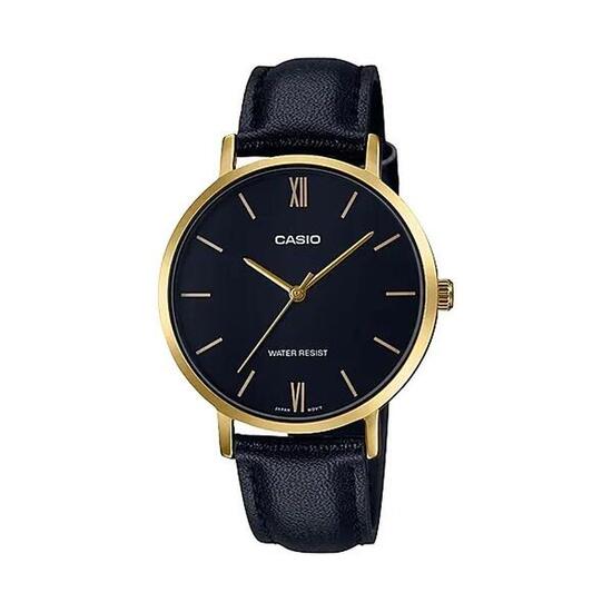 Orologio Donna Casio 3H LEATHER - GOLD BLACK