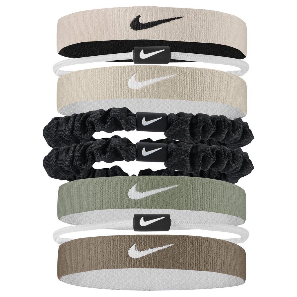 Mixed Flexible Classic Hair Tie (Pack of 8) (Pink/White)