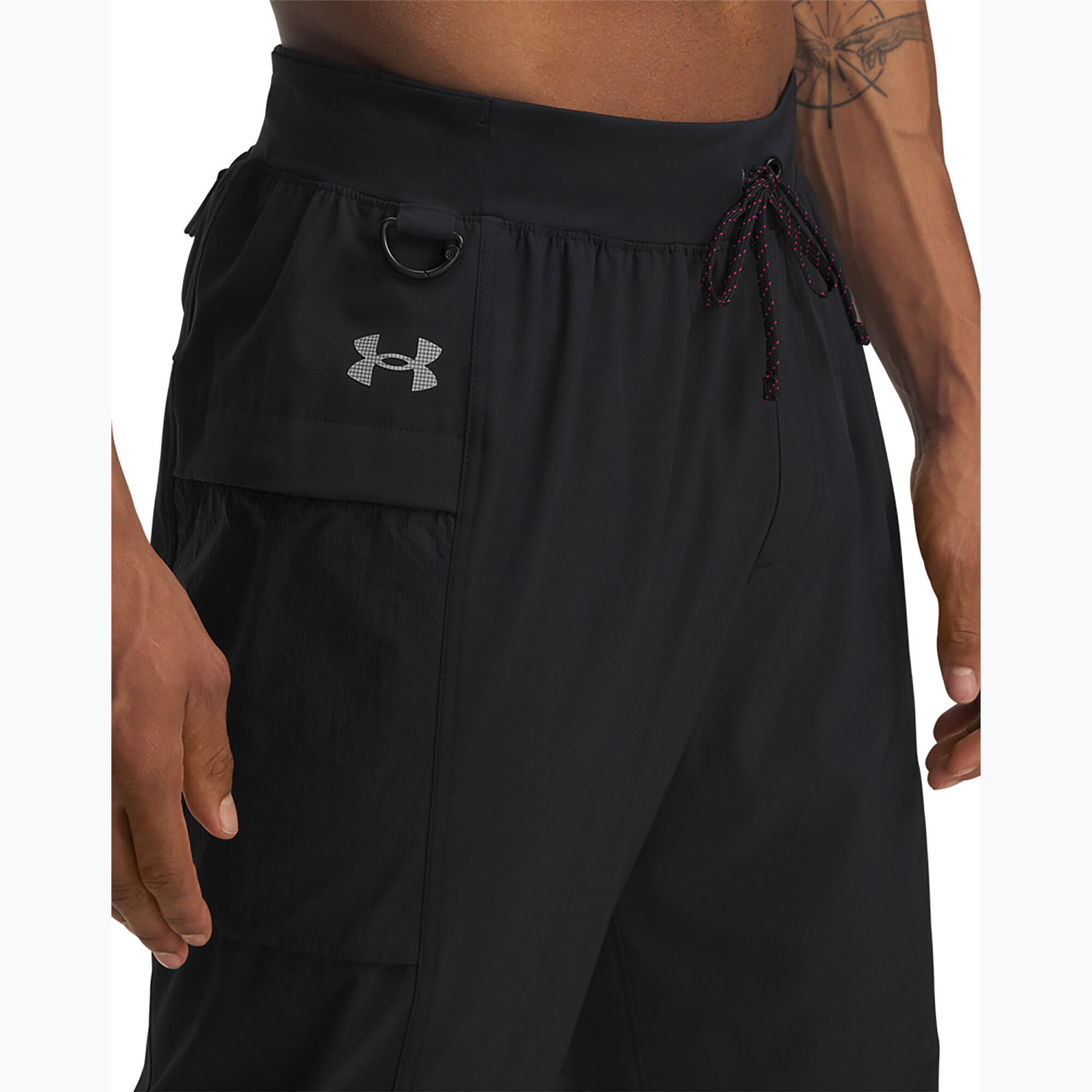 Herren Laufhose Under Armour Trail Run 4/5