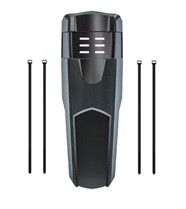 Garde-boue VTT générique plastique réglable noir