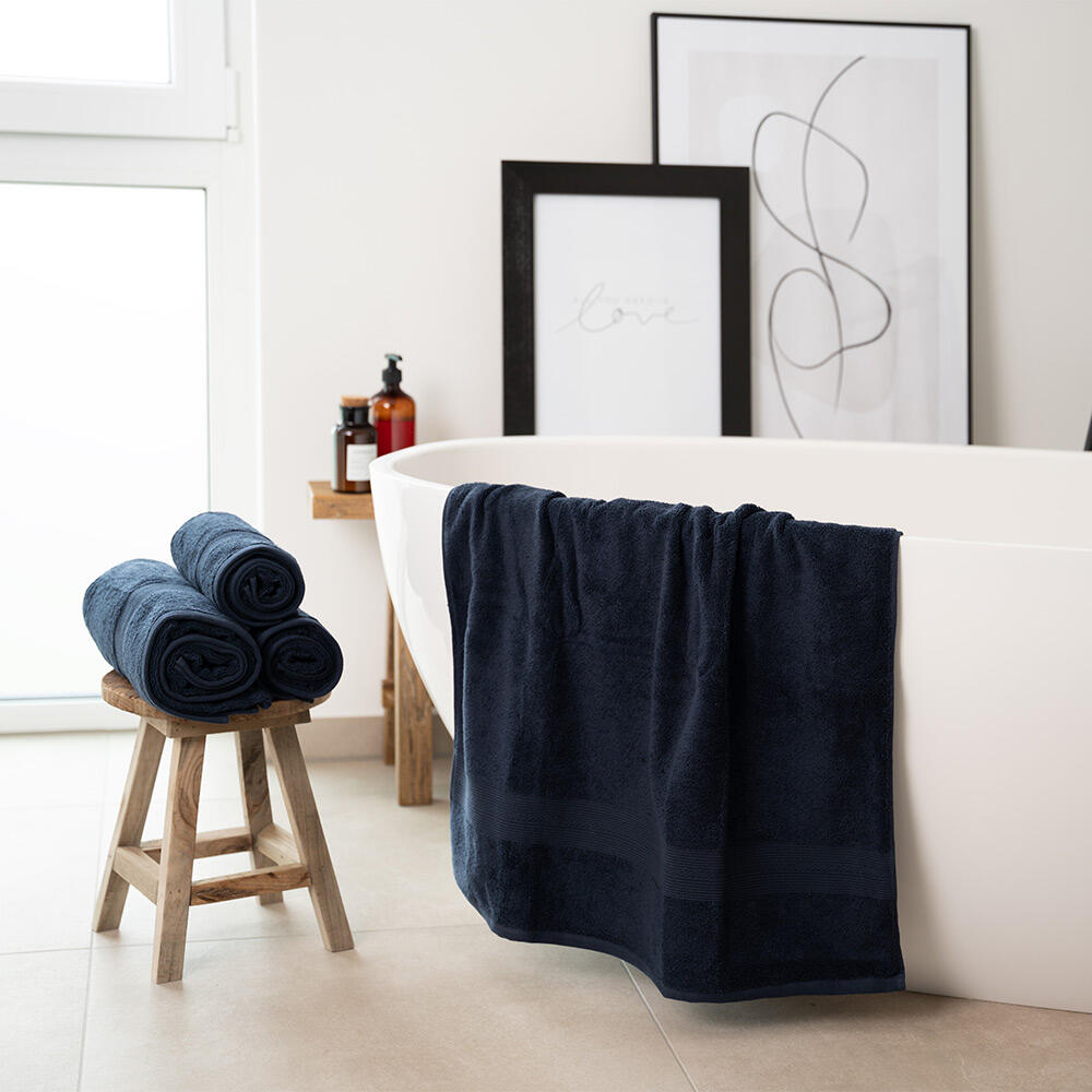 Set de 6 serviettes – Modèle CUDDLE, couleur bleu foncé 3/5