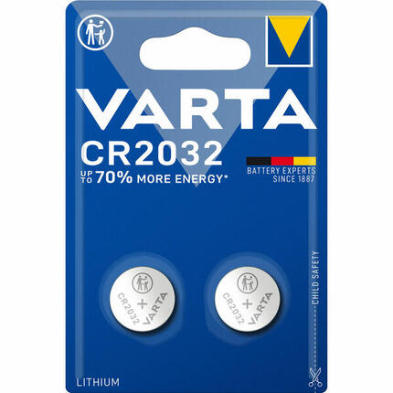 Lithium Knoopcelbatterijen Varta CR 2032 2 Stuks