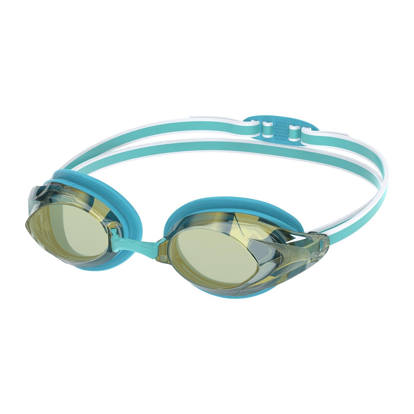 SPEEDO Womens/Ladies Vanquisher 3.0 Mirrored Goggles (Blue)