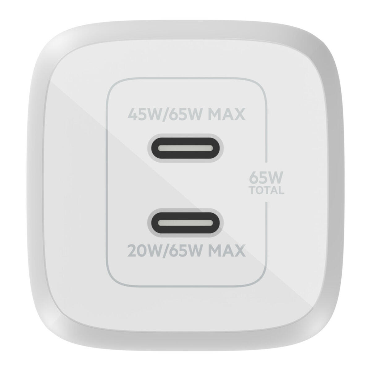 Chargeur mural Belkin WCH013vfWH USB-C x 2 4/5
