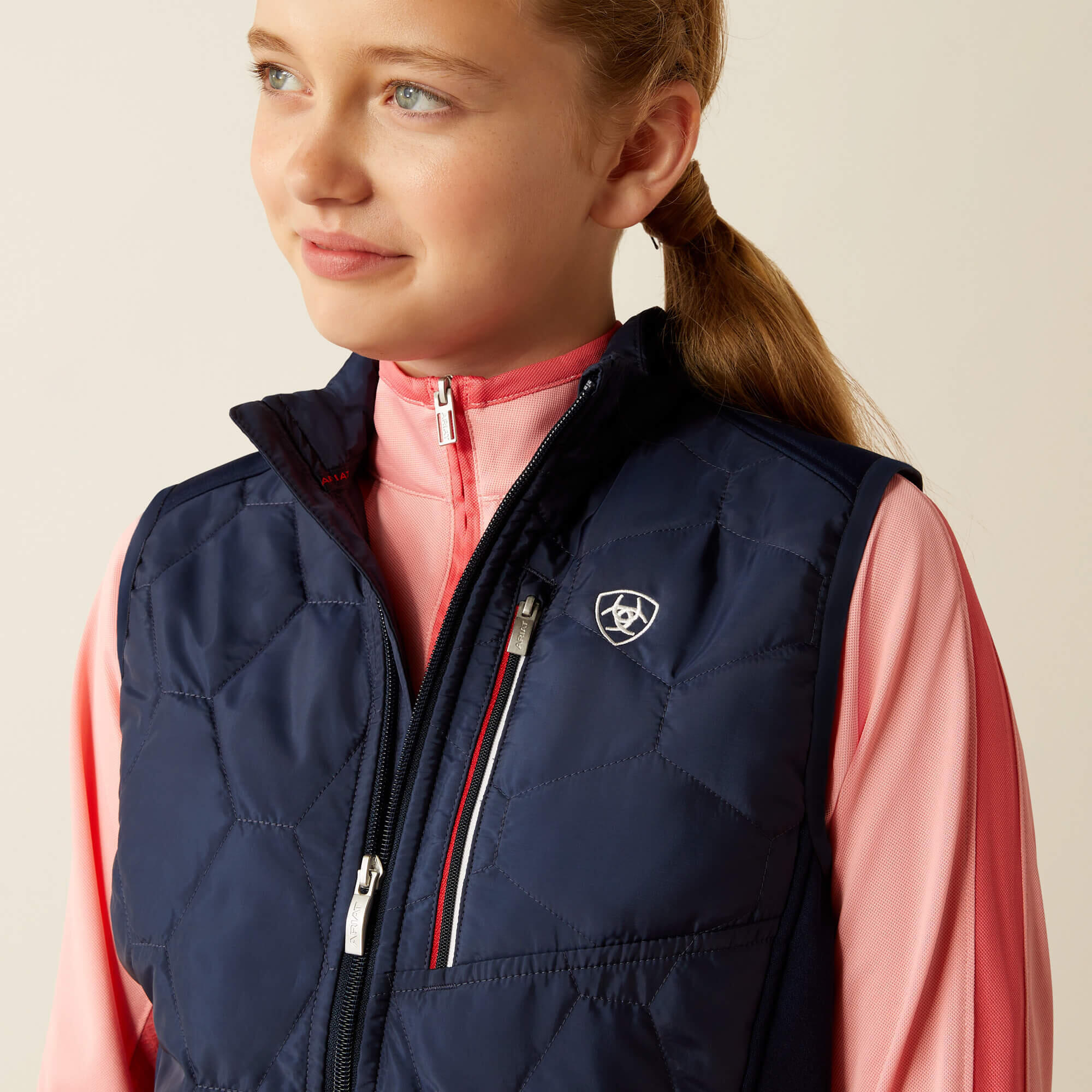 Gilet senza maniche equitazione ragazza Ariat Fusion 3/3