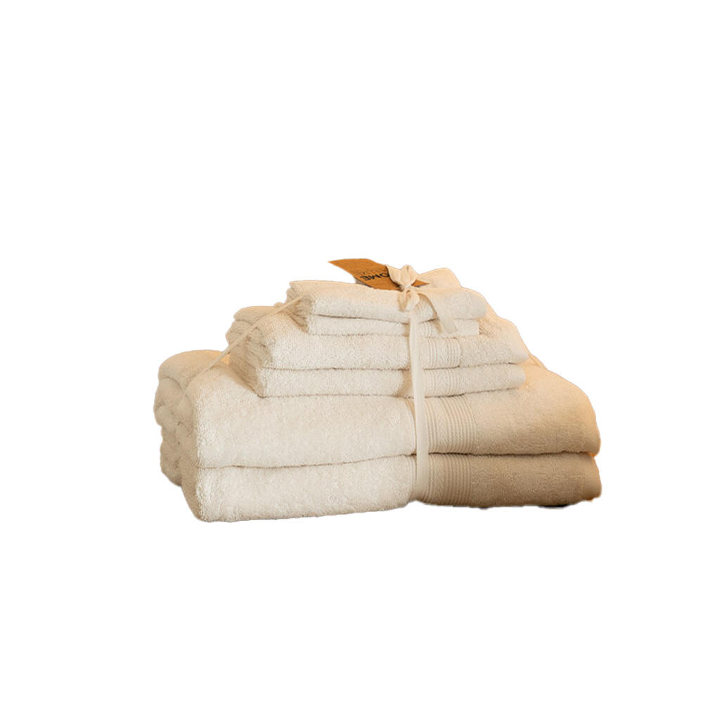 Home Deluxe - Set De 6 Serviettes – Modèle Cuddle, Couleur Beige - Serviette De Bain - Beige - Decathlon