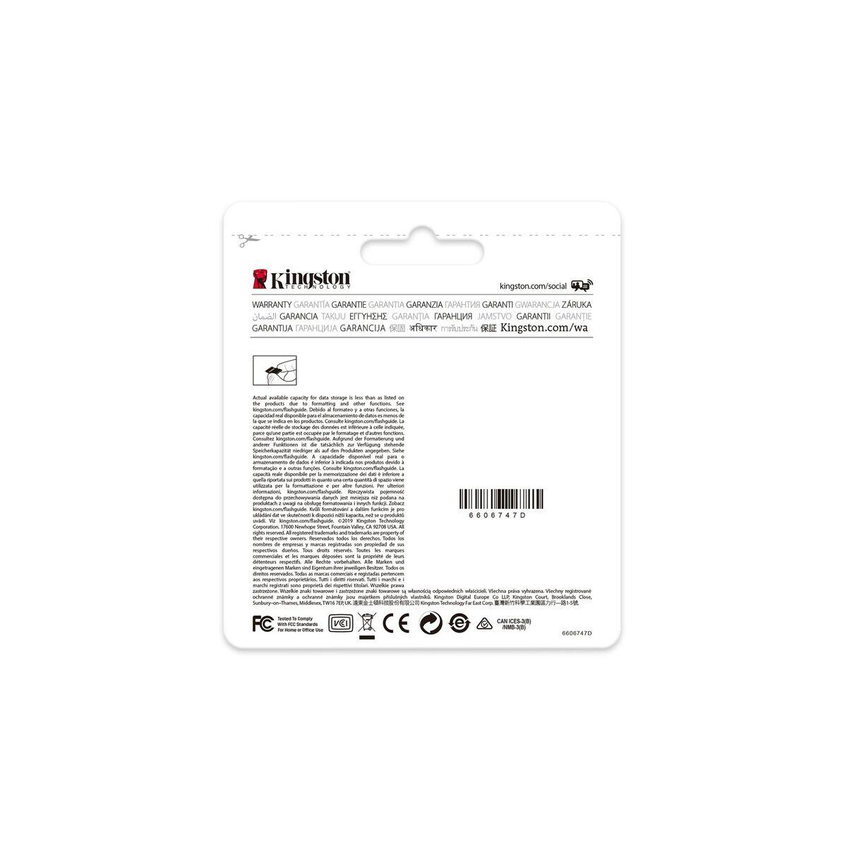 Cartão Micro SD Kingston High Endurance 128 GB 3/3