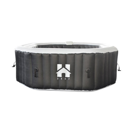 Outdoor Whirlpool DROP inkl. Kissen, Getränkehalter und Sonnendach - ⌀185 cm