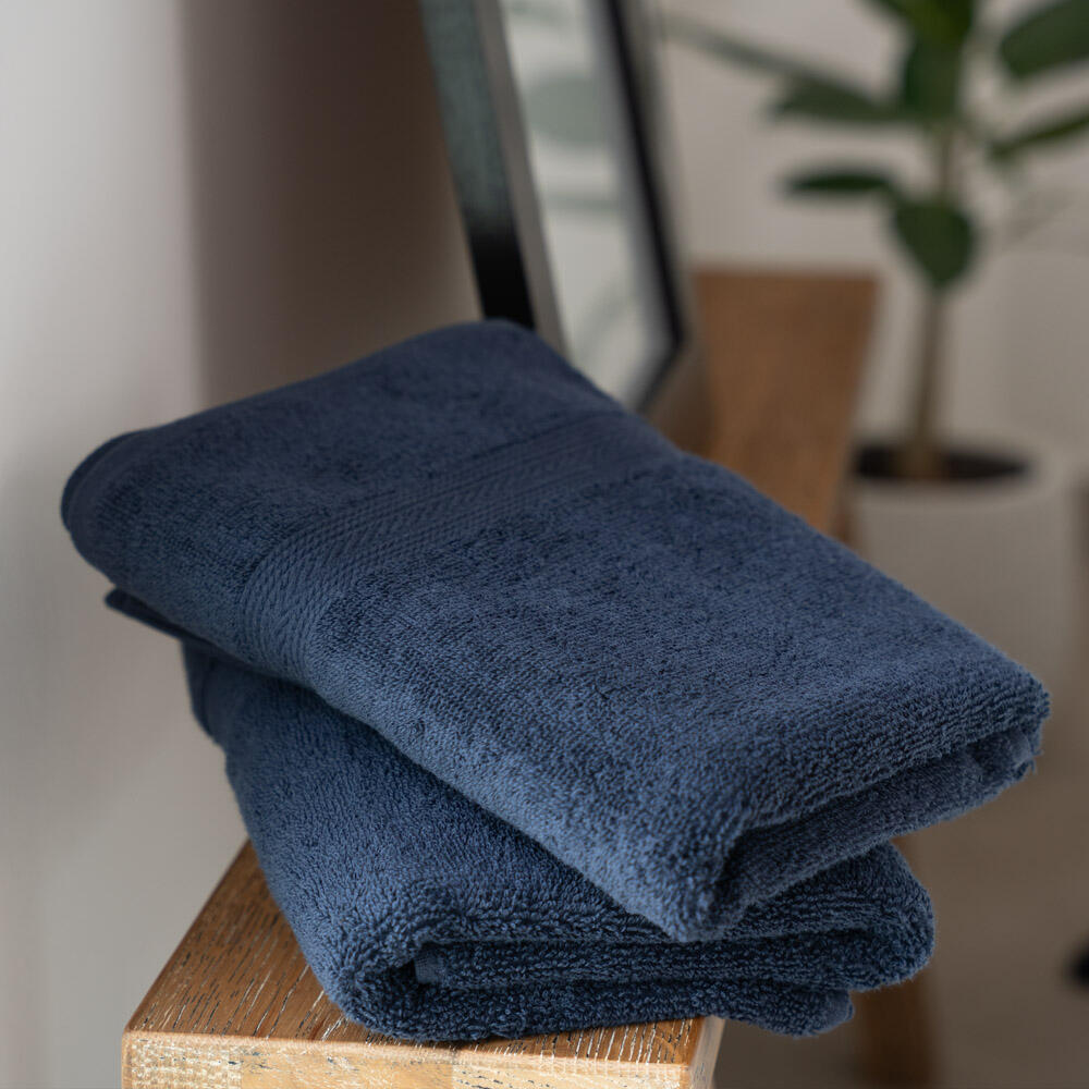 Set di asciugamani - 4 pezzi SOFT - Blu scuro 6/7