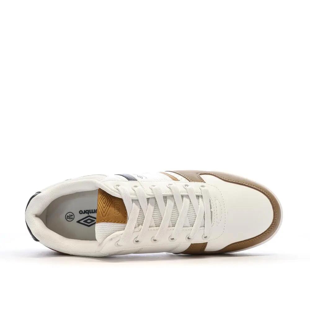 Umbro Slade Herren Sneaker Weiß/Braun 5/7