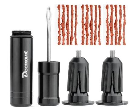 Kit réparation tubeless vélo - kit réparation, portable pour VTT All Mountain