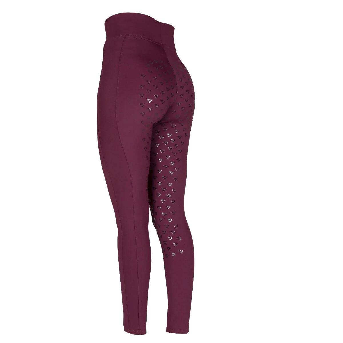 "Eltar" Reitleggings für Mädchen Kinder Schwarzkirsche 2/2