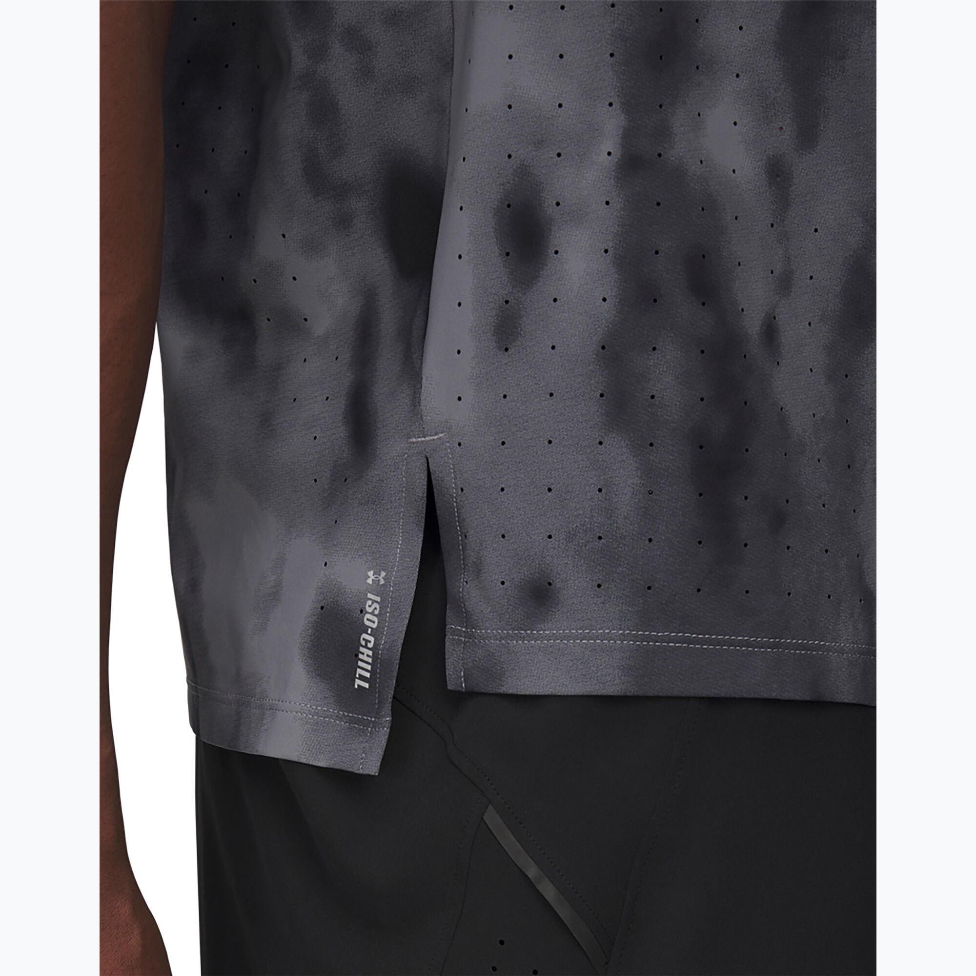 Herren Under Armour Launch Elite Print Laufshirt 3/4