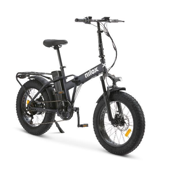 Bicicleta Eléctrica Nilox X8 Pro 20X4P - Autonomía 70 min, 6 Velocidades 3/10