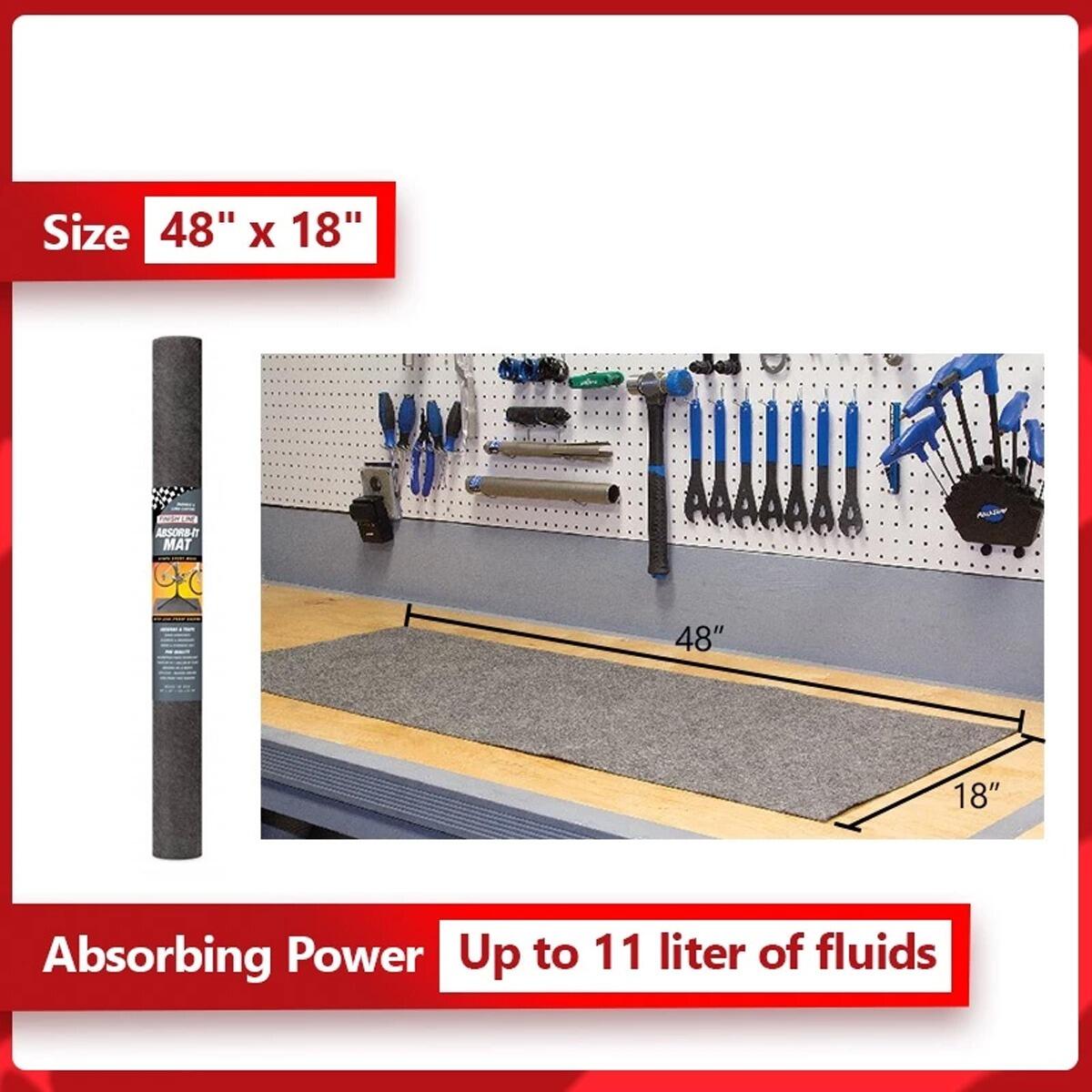 Finish Line Absorb-It Mat - Bicycle Mechanic Work Mat