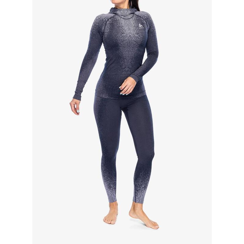 Bluza termoaktywna damska Odlo Blackcomb Eco BL Top Facemask LS