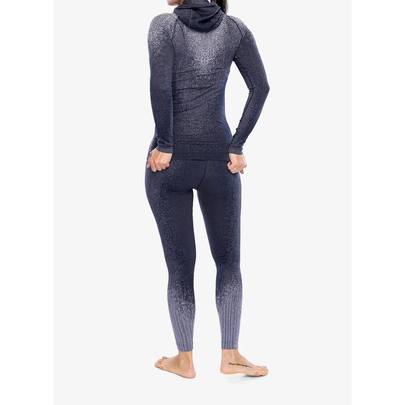 Bluza termoaktywna damska Odlo Blackcomb Eco BL Top Facemask LS