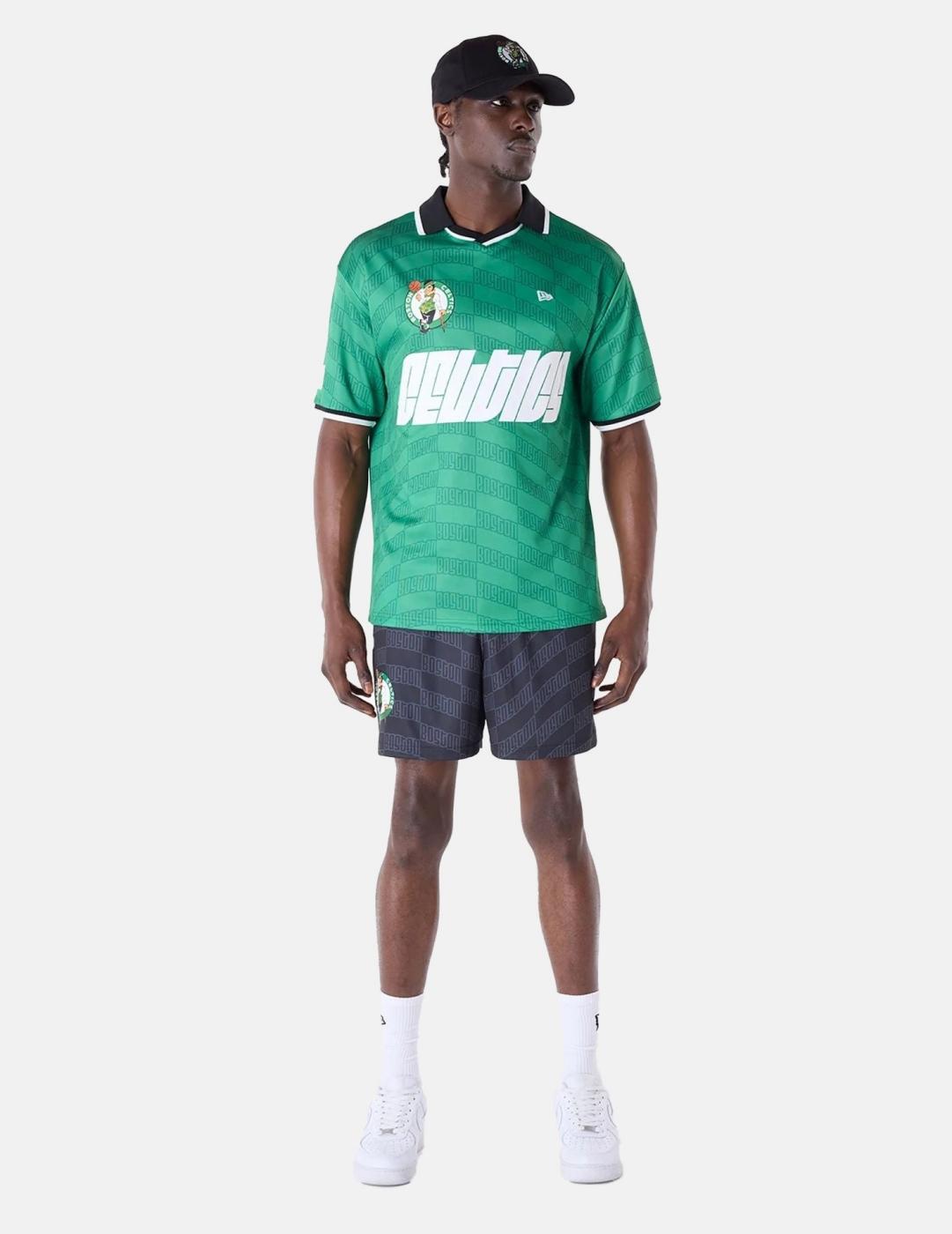 Camiseta para Hombre New era Nba soccer os boscel Verde 6/6