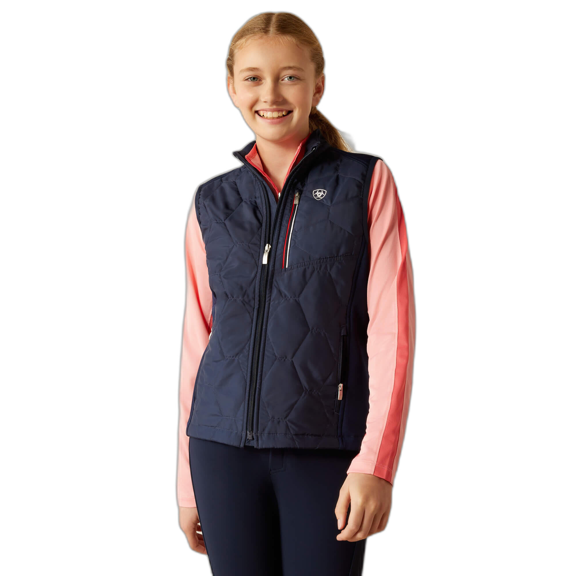 ARIAT Sleeveless riding jacket for girls Ariat Fusion