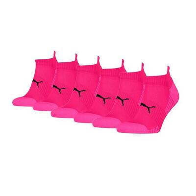 Puma sport cushioned sneakersokken 6-pack roze