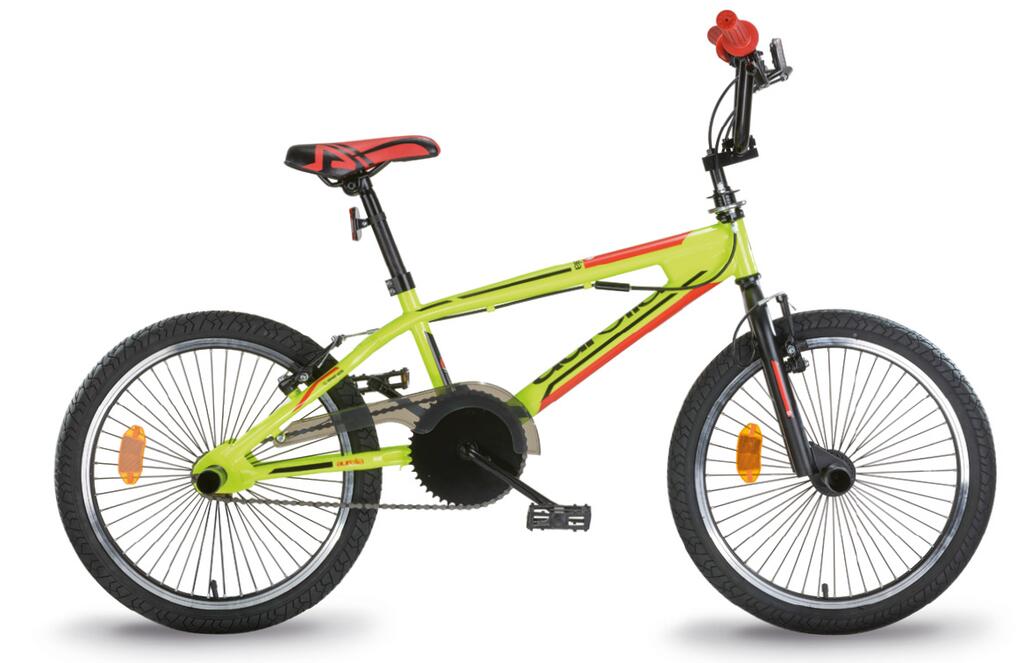DINO BIKES Kinderfiets Freestyle - Neon Geel - 20"