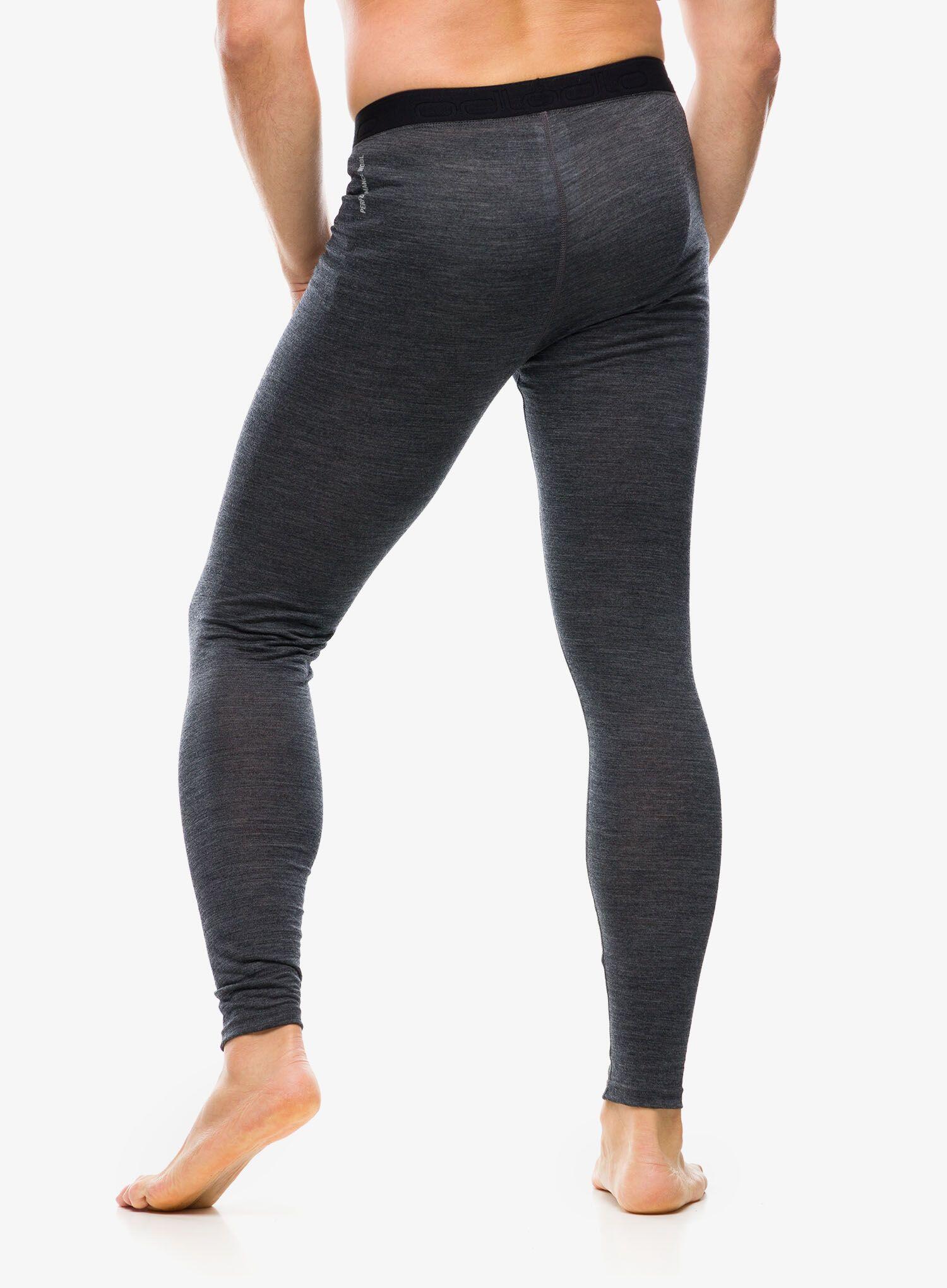 Lange Tights Odlo Performance Wool 150 Grau 4/6