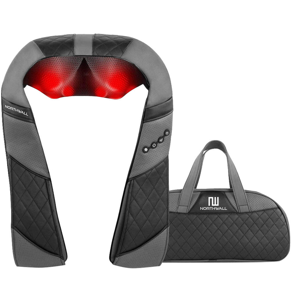 Massage Cushion with Carrying Bag - Infrared Shiatsu Massager