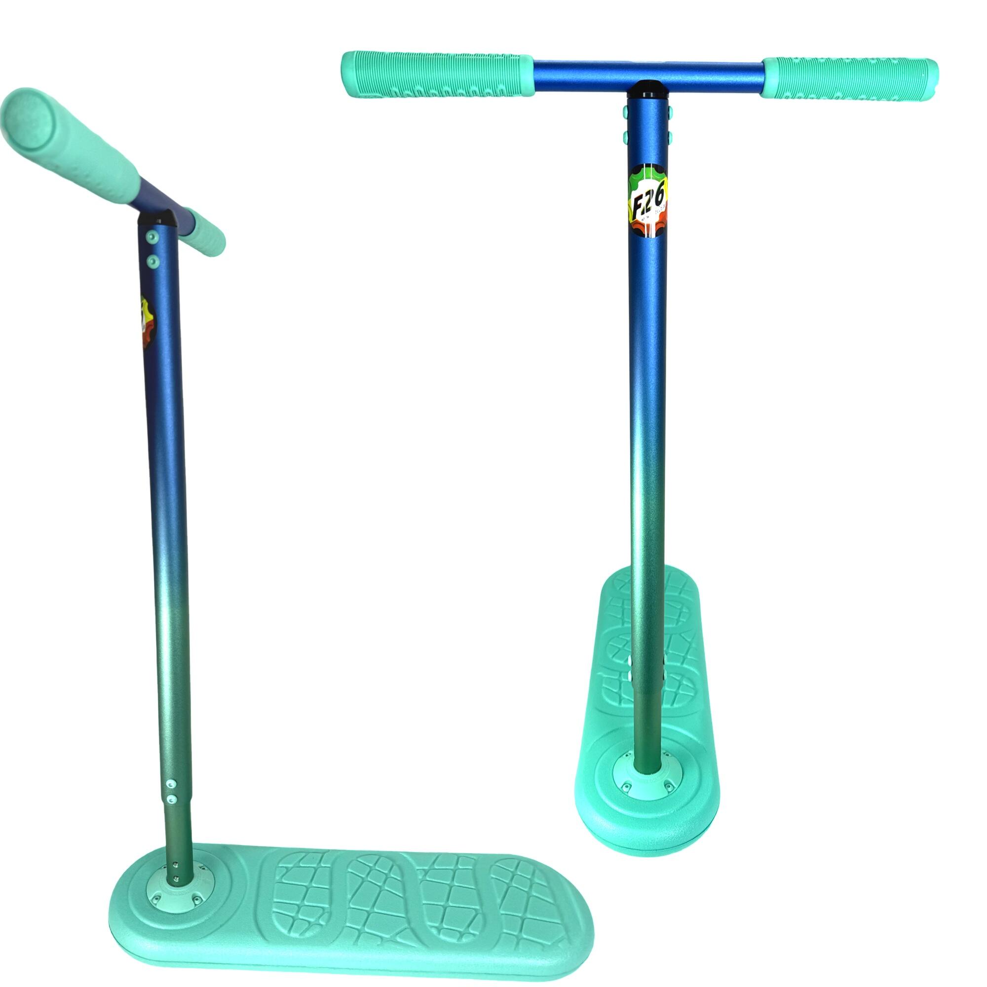 Indo Kickstarter Trampolin Stunt-Scooter Trick Trainer 570-670 H=62-72cm Neon 2/7