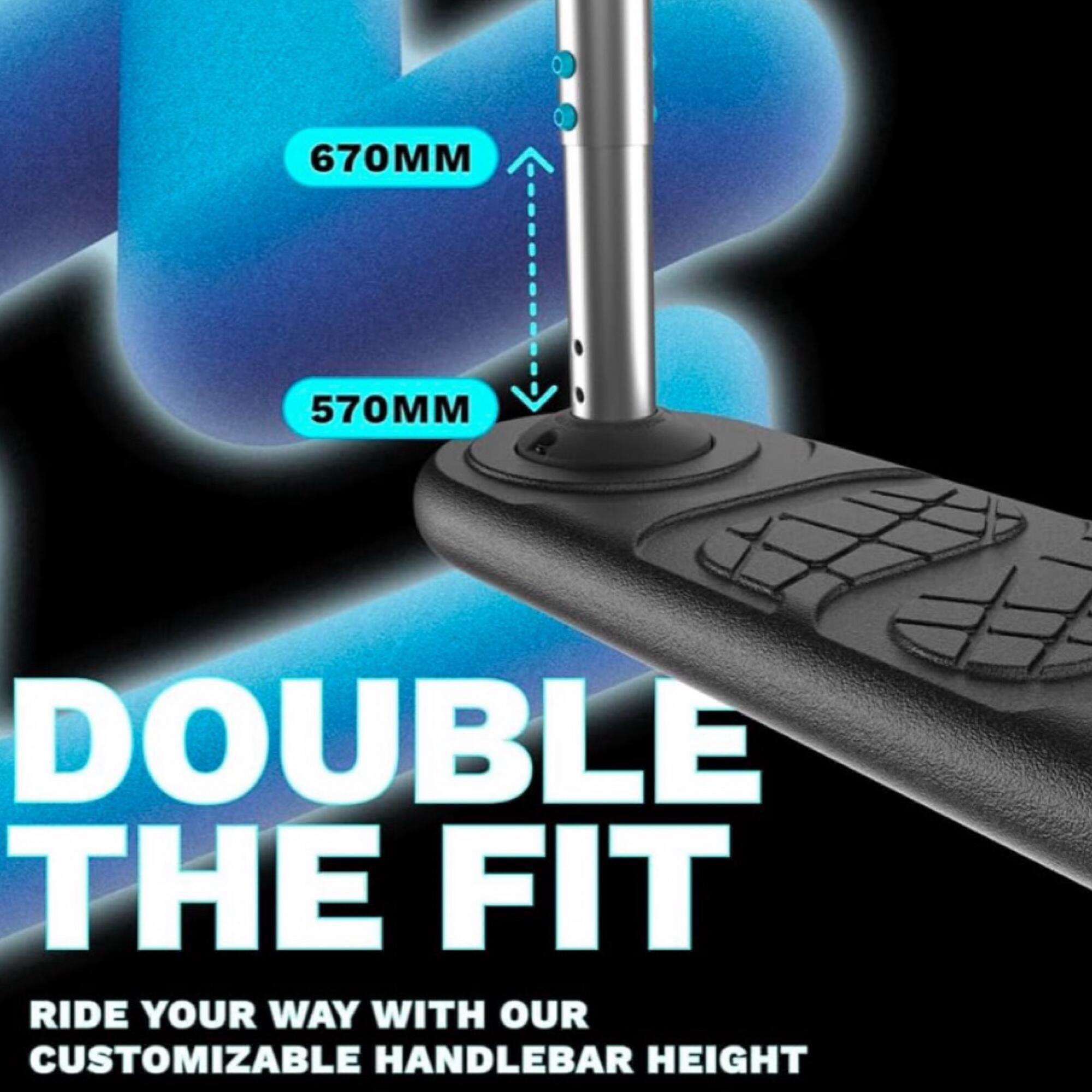 Indo Kickstarter Trampolin Stunt-Scooter Trick Trainer 570-670 H=62-72cm Neon 7/7