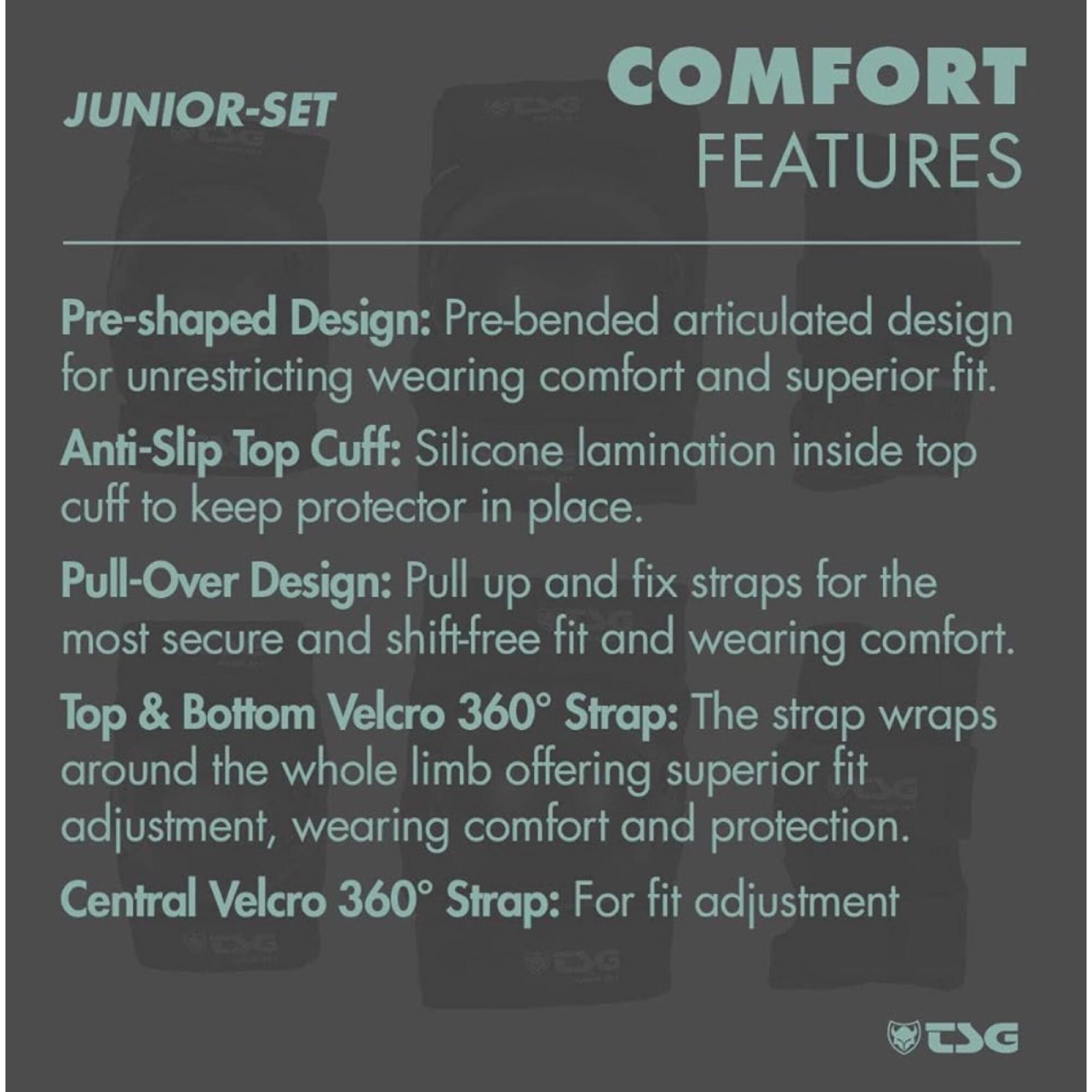 TSG Protection-Set Basic (Knie+Ellenbogen+Handgelenk-Schoner) Junior 6/6