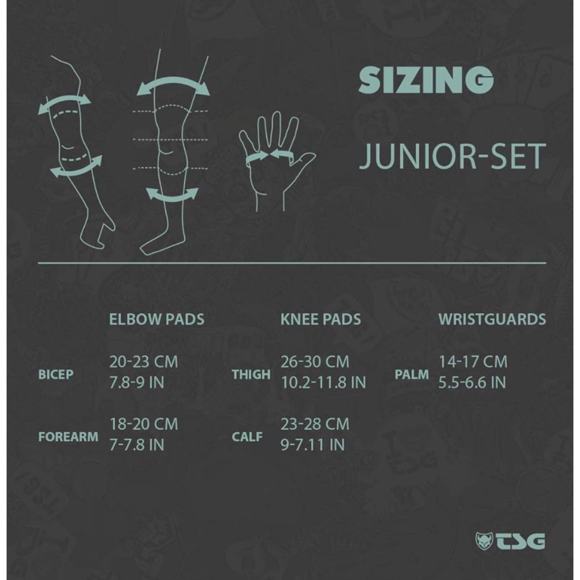 TSG Protection-Set Basic (Knie+Ellenbogen+Handgelenk-Schoner) Junior 4/6