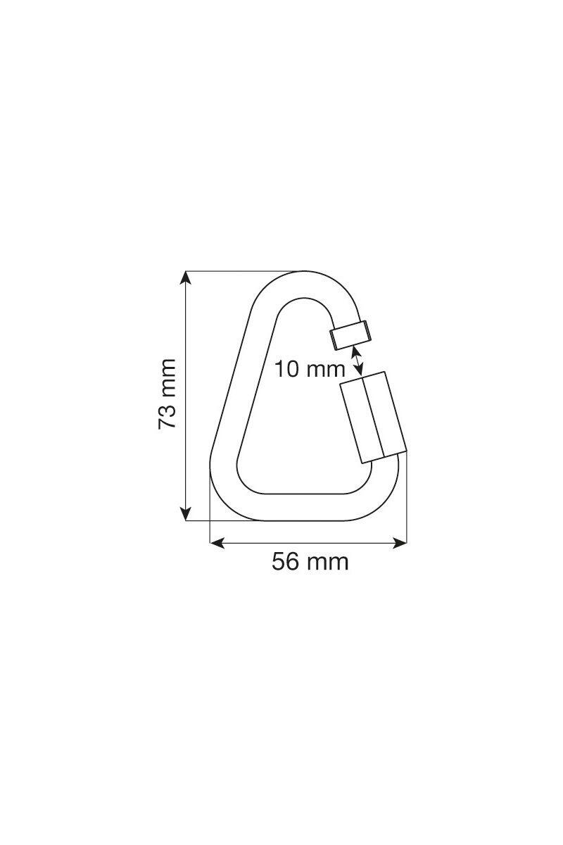 Delta-Karabiner Camp Quick Link Inox 2/2