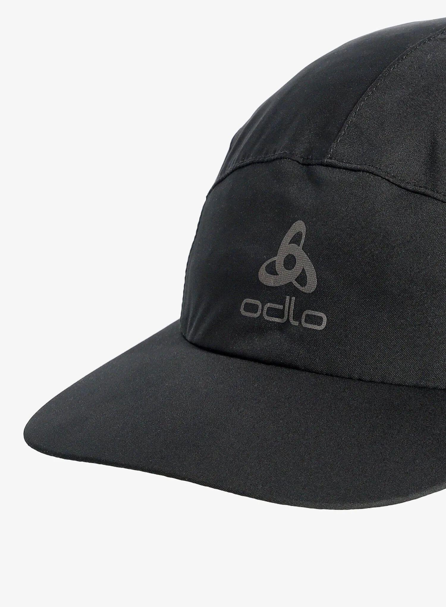 Gorra de running impermeable Odlo PerformanceNegra 3/4