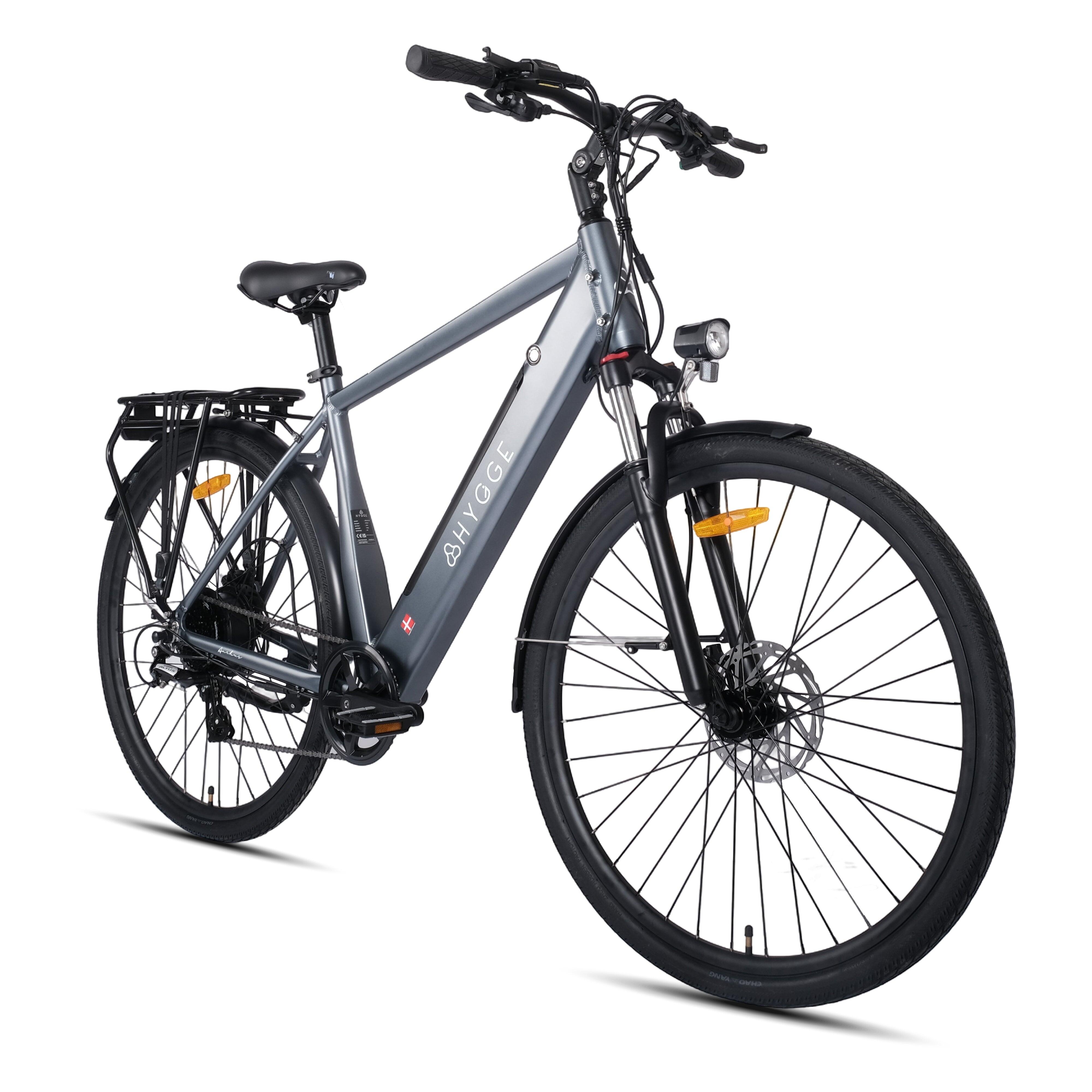 Aarhus 2025 - e-bike urbana com bateria 48v 14ah - cinza grafite