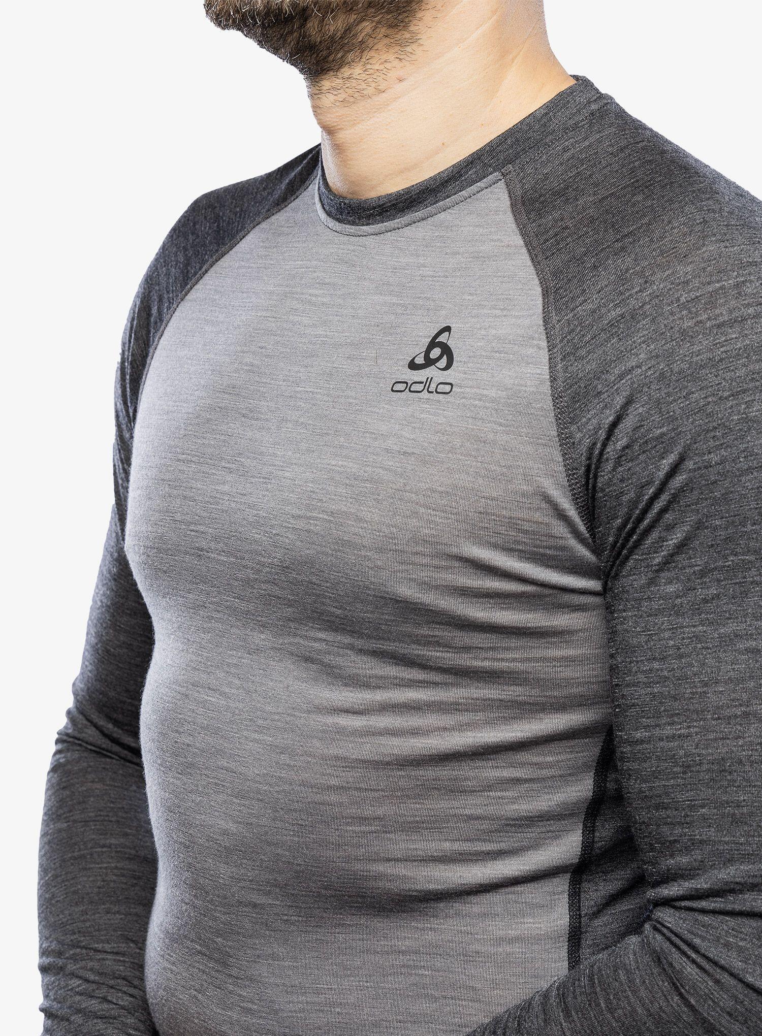 Base Layer Odlo Performance Wool 150 Grau 5/5