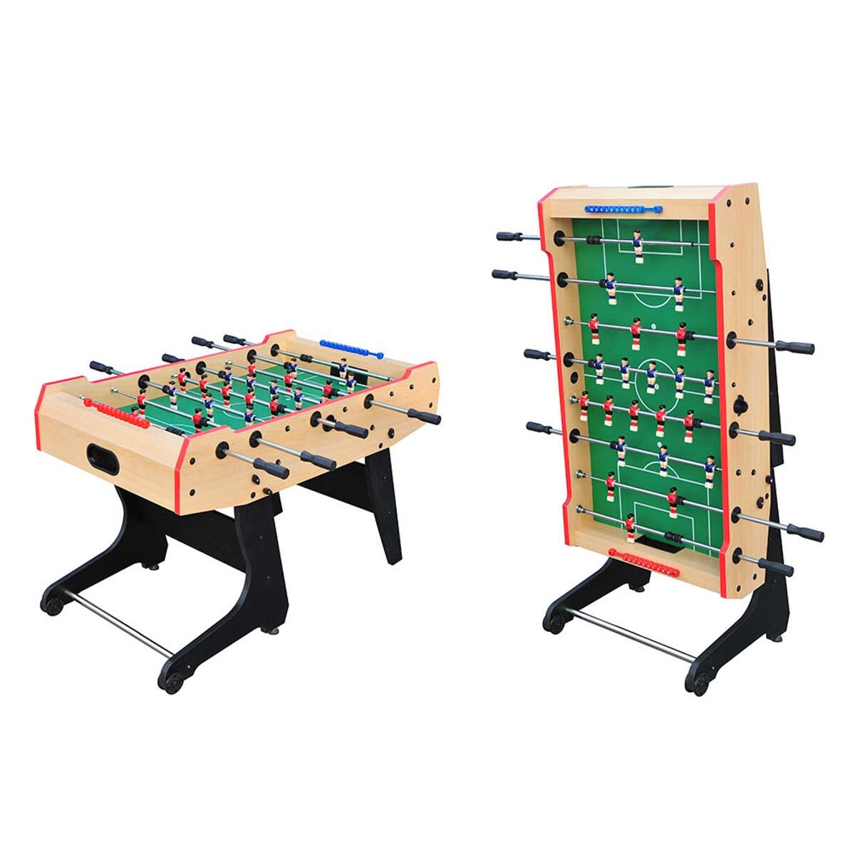 Devessport Futbolín Plegable con Ruedas y Retorno de Bolas 5/7