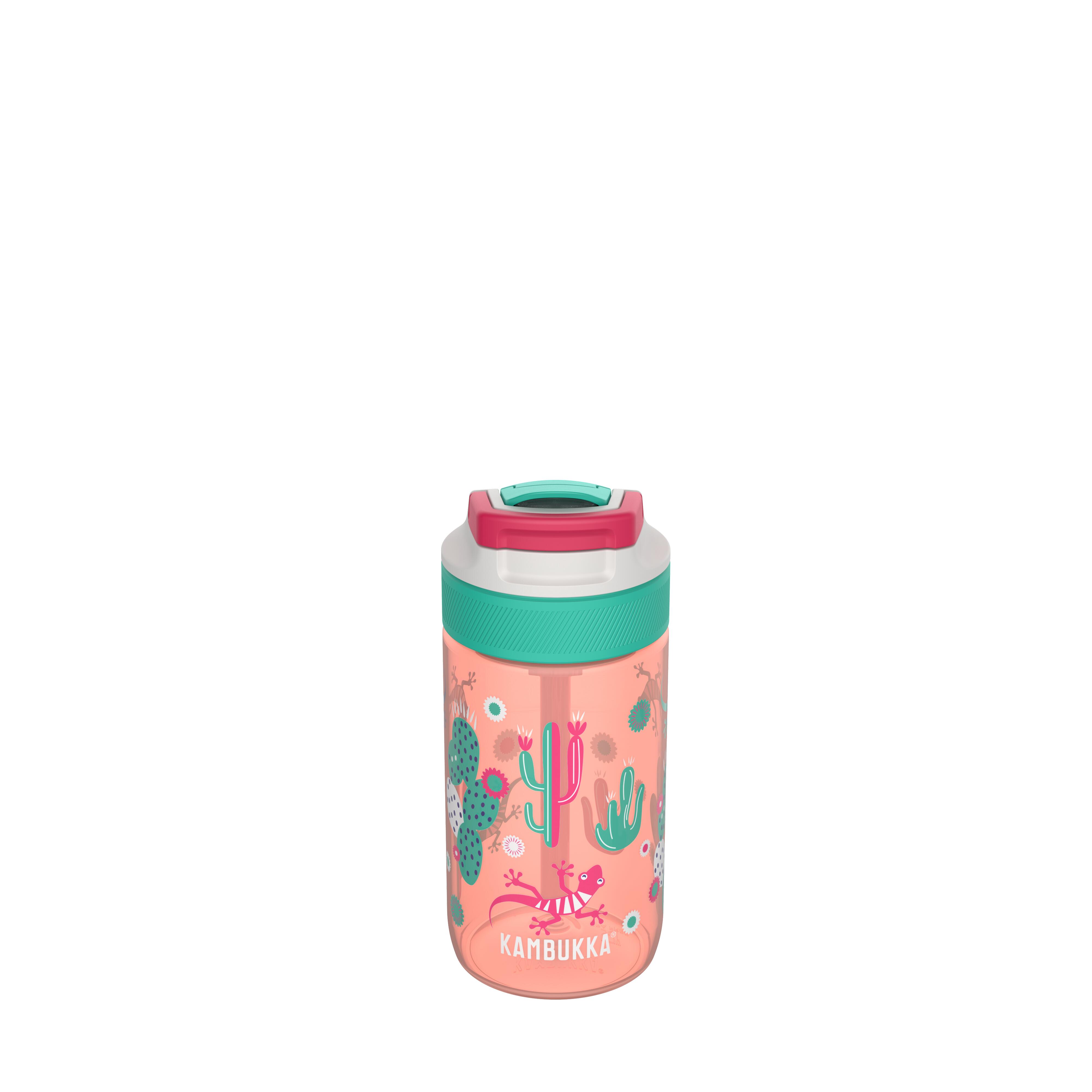 KAMBUKKA Dětská láhev na vodu Lagoon 400 ml Cactus Gekko